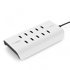 Зарядний пристрій Belkin RockStar 10 PORT USB-A CHARGER 2.4 Amp, 120W (B2B139vf)