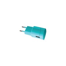 Зарядное устройство Florence USB, 1.0A aquamarin color (FW-1U010A)