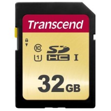 Карта памяти Transcend 32GB SDHC class 10 UHS-I U1 (TS32GSDC500S)