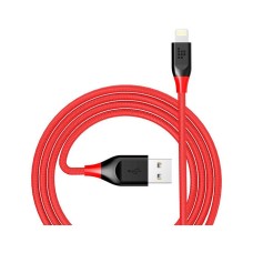 Дата кабель USB 2.0 AM to Lightning 1.2m MFi 19AWG Nylon Red Tronsmart (210342)