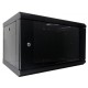 Шафа настінна Hypernet 6U 19" 600x600 (WMNC66-6U-FLAT-BLACK)