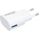 Зарядний пристрій Inkax CD-08 + iPhone4 cable 1USB 1A White (F_72199)