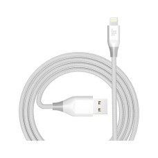 Дата кабель USB 2.0 AM to Lightning 1.2m MFi 19AWG Nylon White Tronsmart (210343)