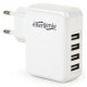 Зарядний пристрій EnerGenie 4 USB, 3.1A (EG-U4AC-02)