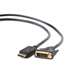 Кабель мультимедійний DisplayPort to DVI 3.0m Cablexpert (CC-DPM-DVIM-3M)