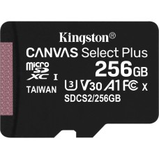 Карта памяти Kingston 256GB microSDXC class 10 UHS-I Canvas Select Plus (SDCS2/256GBSP)