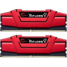 Модуль памяти для компьютера DDR4 8GB (2x4GB) 2666 MHz RIPJAWS V RED G.Skill (F4-2666C15D-8GVR)