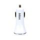 Зарядное устройство Inkax CD-12 Car charger + Type-C cable 2USB 2.1A White (F_72207)