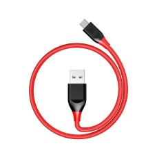 Дата кабель USB 2.0 AM to Type-C 1.0m ATC5 Nylon Red Tronsmart (235691)