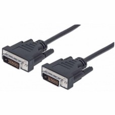 Кабель мультимедійний DVI to DVI 24+1pin, 1.8m Pro black REAL-EL (EL123500038)