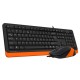 Комплект A4Tech F1010 Orange