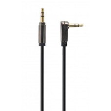 Кабель мультимедийный Jack 3.5mm M to Jack 3.5mm M 1.0m угловой Cablexpert (CCAPB-444L-1M)