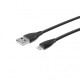 Дата кабель USB 2.0 AM to Lightning 1.0m Maxxter (UB-L-USB-01BK)