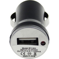 Зарядний пристрій Toto TZZ-54 Car charger 1USB 1A Black (F_52814)