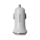 Зарядное устройство Inkax CD-13 Car charger + Type-C cable 2USB 1A White (F_72208)