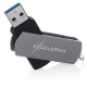 USB флеш накопитель eXceleram 128GB P2 Series Gray/Black USB 3.1 Gen 1 (EXP2U3GB128)