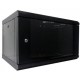 Шафа настінна Hypernet 6U 19" 600x450 (WMNC-6U-FLAT-BLACK)