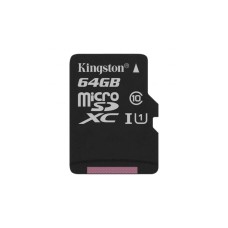 Карта памяти Kingston 64GB microSDXC Class 10 Canvas Select Plus 100R A1 (SDCS2/64GBSP)