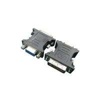 Переходник DVI (24+5 пин)/VGA, M/F HD (3 ряда) Cablexpert (A-DVI-VGA-BK)