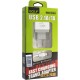 Зарядний пристрій Golf GF-U2 Travel charger + Lightning cable 2USB 2,1A White (F_49989)