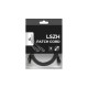 Патч-корд 3м S/FTP Cat 6A CU LSZH black Cablexpert (PP6A-LSZHCU-BK-3M)