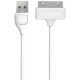 Дата кабель USB 2.0 AM to Apple 30pin 0.5m Lesu RC-050 White Remax (F_48634)