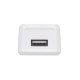 Зарядное устройство 2E USB Wall Charger USB:DC5V/1A, white (2E-WC1USB1A-W)