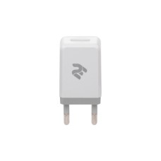 Зарядний пристрій 2E USB Wall Charger USB:DC5V/1A, white (2E-WC1USB1A-W)