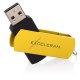 USB флеш накопитель eXceleram 32GB P2 Series Yellow2/Black USB 2.0 (EXP2U2Y2B32)