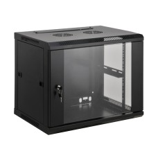 Шафа настінна Kingda 12U 19" 600x600 RAL9004 (KD-007-6612)