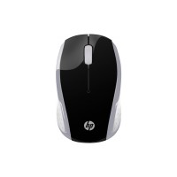 Мишка бездротова HP 200 Pike Silver Wireless Mouse, 3 кн., 1000 dpi, чорно-срібляста