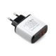 Зарядное устройство Vinga 2 Port QC3.0 Display Wall Charger (VWCQAADW)