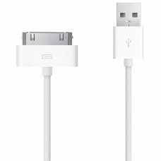 Дата кабель USB 2.0 AM to Apple 30pin 1.0m TKX-64 White Toto (F_55083)