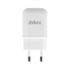 Зарядное устройство Inkax CD-24 Travel charger + Type-C cable 1USB 2.1A White (F_72204)