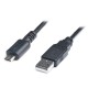 Дата кабель USB 2.0 AM to Micro 5P 2.0m Pro black REAL-EL (EL123500025)