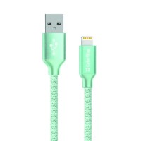 Дата кабель USB 2.0 AM to Lightning mint ColorWay (CW-CBUL004-MT)