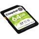 Карта памяти Kingston 64GB SDXC class 10 UHS-I U3 Canvas Select Plus (SDS2/64GB)