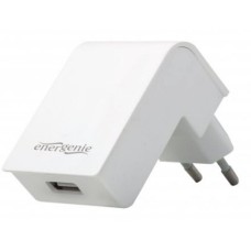 Зарядний пристрій EnerGenie USB 2.1A white (EG-UC2A-02-W)