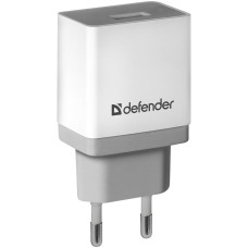 Зарядное устройство Defender UPA-21 white, 1xUSB, 5V / 2.1A (83571)