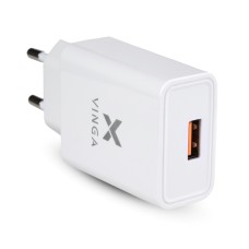 Зарядное устройство Vinga QC3.0 Quick Wall Charger 1xUSB 18W Max (VWCQAW)