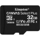 Карта памяти Kingston 32GB micSDHC class 10 Canvas Select Plus 100R A1 (SDCS2/32GB)