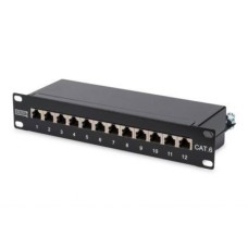 Патч-панель Digitus 10" 1U 12 портов cat.6 STP в сборе (DN-91612S)