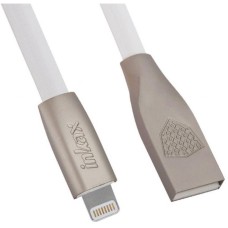 Дата кабель USB 2.0 AM to Lightning 1.0m CK-19 White Inkax (F_72191)