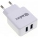 Зарядное устройство Inkax CD-01 + Type-C cable 2USB 2.1A White (F_72201)