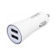 Зарядное устройство Inkax CD-29 Car charger + Micro cable 2USB 2.4A White (F_72211)