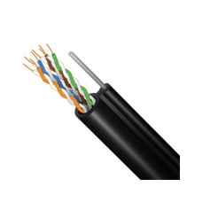 Кабель сетевой FinMark FTP CAT5e 4P 24AWG PE-M B 305m Drum, внешний, проволка 1,2мм (054595)