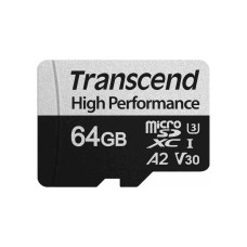 Карта пам'яті Transcend 64GB microSD class 10 UHS-I U3 A2 (TS64GUSD330S)