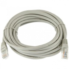 Патч-корд 5м, UTP, cat.6, CU, 24AWG, grey Kingda (KD-PAUT6500GY)