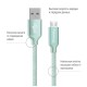 Дата кабель USB 2.0 AM to Micro 5P 2.0m mint ColorWay (CW-CBUM009-MT)