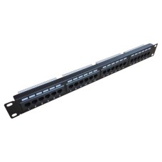 Патч-панель 19" 24xRJ-45 UTP cat.5e, 1U Kingda (KD-PP05-UTP-C5e-24P)